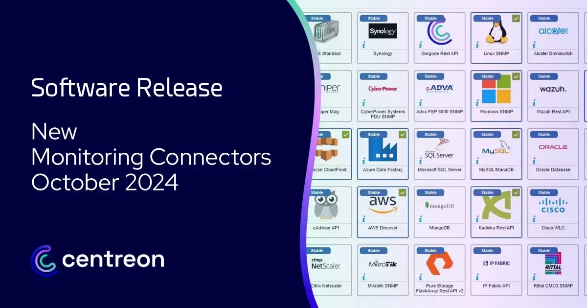 New Monitoring Connectors – October 2024