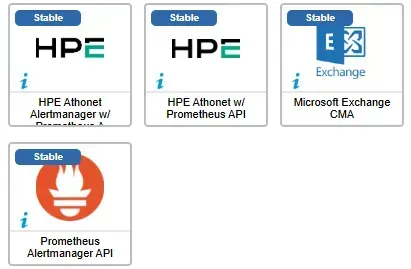 4 new Centreon monitoring connectors in November 2025: HPE Athonet with Alertmanager or Prometheus API, Microsoft Exchange CMA and Prometheus Alertmanager API