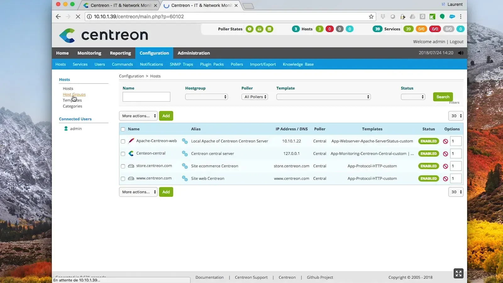 How to: use Centreon’s API Web interface