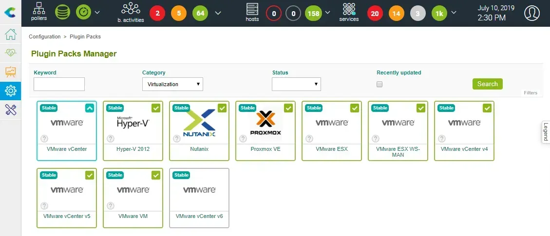 Using Centreon Host Discovery to monitor a VMware infrastructure