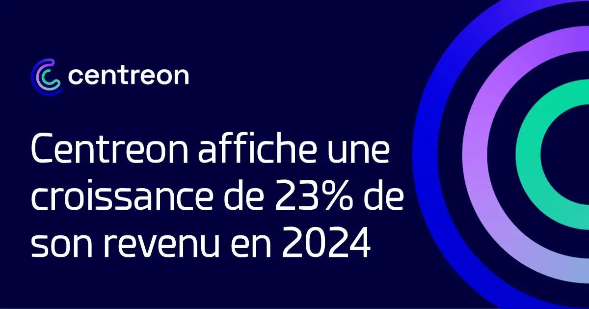 Centreon affiche une croissance de 23% de son revenu en 2024